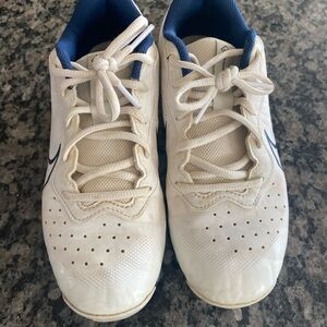 Nike White and Navy Sneakers